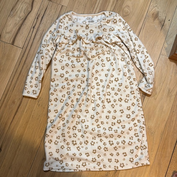 Girls fleece nightgown, size 6-7 - Picture 1 of 2
